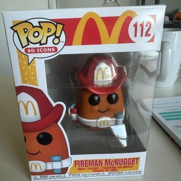 Funko POP Ad Icons: McDonald's - Fireman Nugget, Multicolor, Gift Idea NEW - Picture 4 of 4
